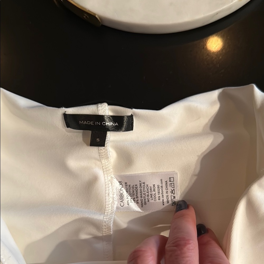 Carbon38 White Pleated Skater Mini Skirt - Picture 8 of 8